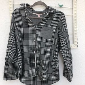 Plaid full pajama set